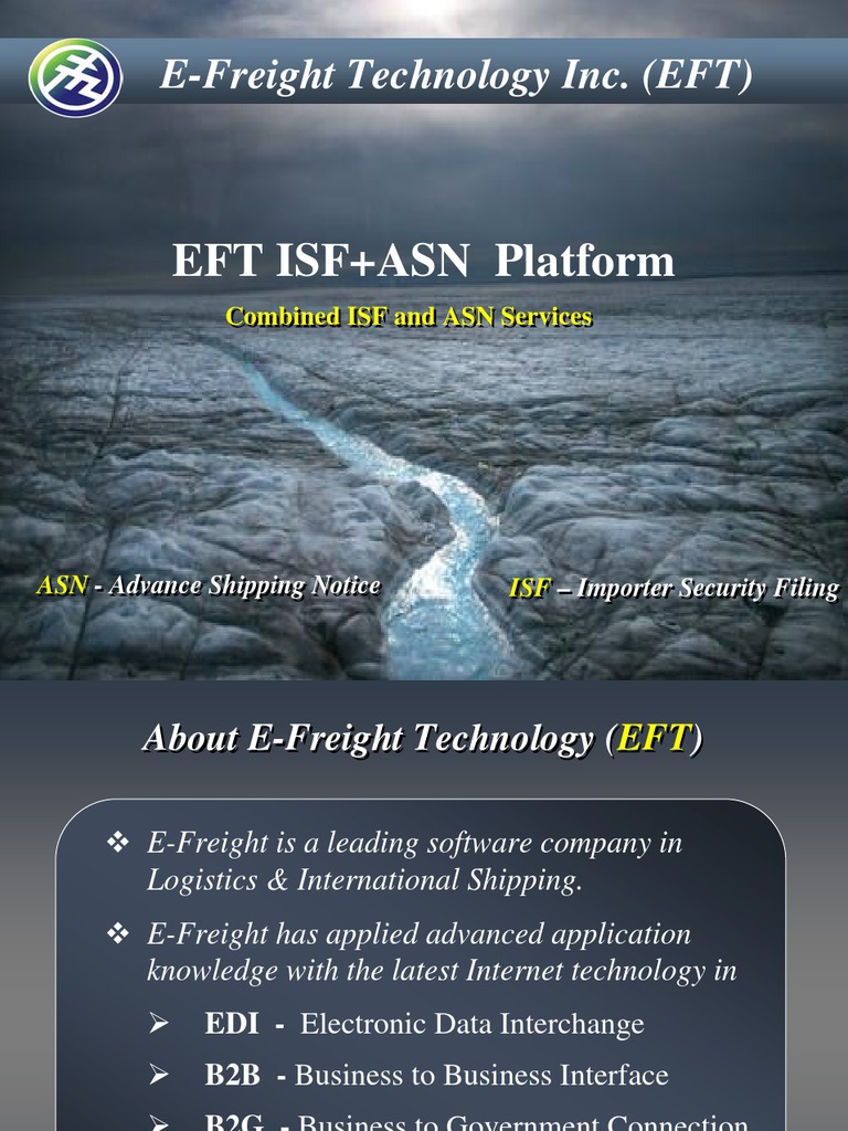 ISF and ASN Filing Solutions Overview | PDF | Electronic Data ...
