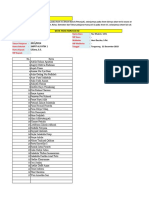 Daftar Nilai K13 7 Putri Utk Walikelas