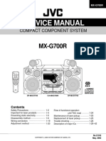 Service Manual: MX-G700R
