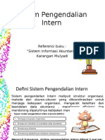 Sistem Pengendalian Intern: Referensi Buku: "Sistem Informasi Akuntansi" Karangan Mulyadi