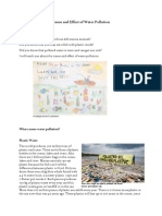 Exhibition - Writing Component - Water Pollution