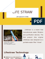 Life Straw: John Ignacio M. Ortilla