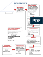 ESQUEMA JUICIO ORAL CIVIL. Carlos A. Monzon.