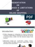 Presentation On Advantages & Limitations of Online Shopping: Presented By: Priyanka Sharma