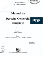 Manual de Derecho Comercial T1 Vol 1 Parte General - Nuri Rodriguez (Ed 1 2004) .PDF Versión 1 PDF