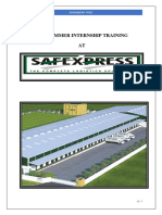 Safexpress Sip Report Mba PDF