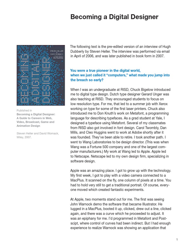 Becoming A Digital Designer | PDF | System | Design