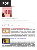 Ensino de Matemática 