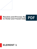 Receive and Process Reservations in Hotel and Travel Industries