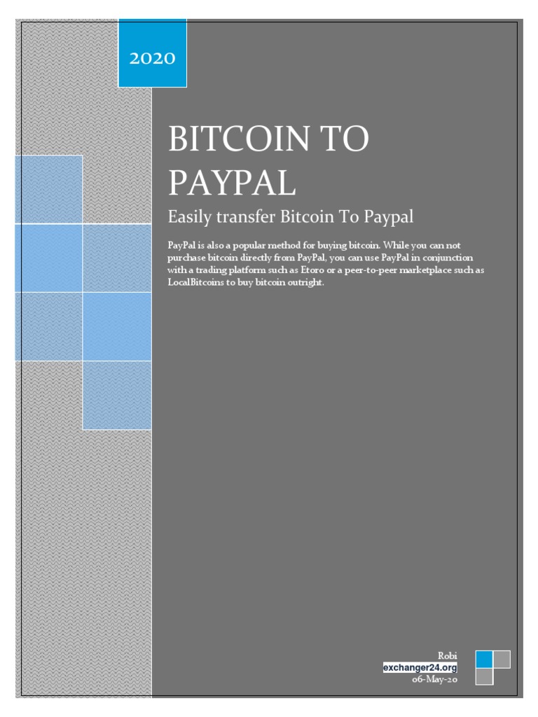 Bitcoin To Paypal | PDF | Bitcoin | Pay Pal