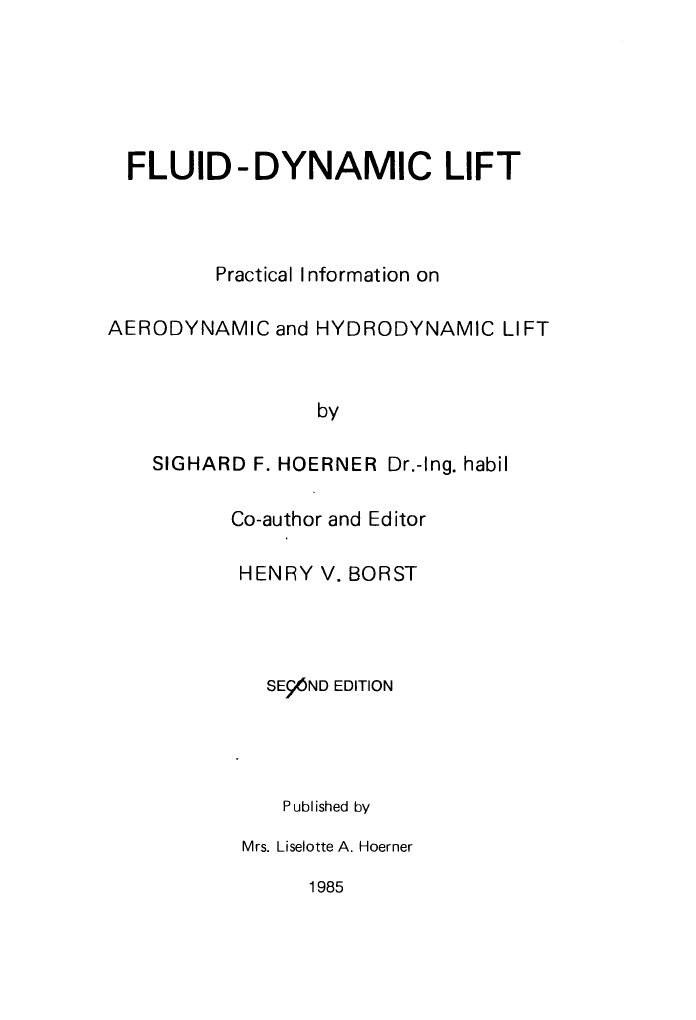FluidDynamic Lift Practical Information On Aerodynamic and