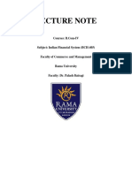 IV Indian Financial System (IFS) (BCH-405) PDF