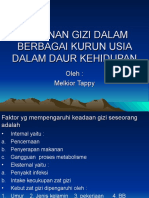 2b. Peranan Gizi Dalam Kurun Kehidupan