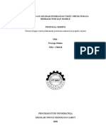 Contoh Dokumen Skripsi Teknik Informatika - 2020