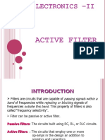 Electronics - Ii: Active Filter