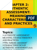 Authentic Assessment: Meaning, Characteristics and Practices