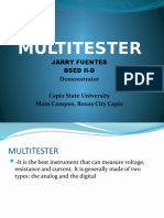 Multitester: Jarry Fuentes Bsed Ii-D