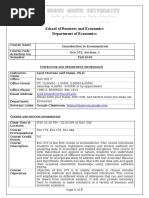 School of Business and Economics Department of Economics: Syed - Ehsan@northsouth - Edu