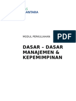 Dasar-Dasar Manajemen Kepemimpinan