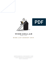 Wine List August 2019: Line @winecellarjakarta (0 2 1) 4 5 8 6 5 0 0 5