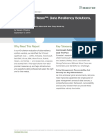 The Forrester Wave™ - Data Resiliency Solutions, Q3 2019