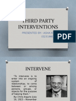 Third Party Interventions