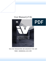User Manual (v7.X) : Tool For Visualization and Analysis of Two and Three - Dimensional Data Sets