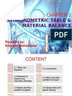 Stoichiometric Table & Material Balance: Prepared By: Arbanah Muhammad