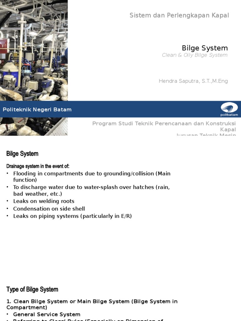 Sistem Bilga (Bilge System) | PDF | Shipping | Manufactured Goods