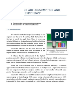 Combustion Air Consumption and Volumetric Efficiency: 1.1 Objective