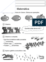 Exercícios Matemática 1º Ano