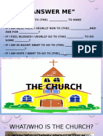 The Church 3RD Quarter