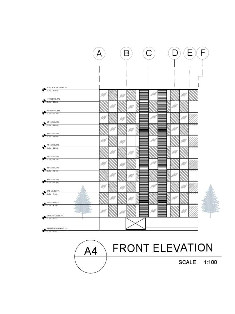 Front Elevation Architectural Details | PDF
