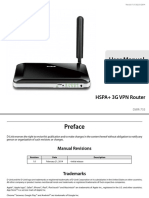 User Manual: HSPA+ 3G VPN Router