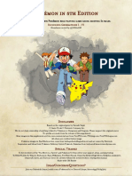 Pokemon 5e PHB - Gen I - VI PDF