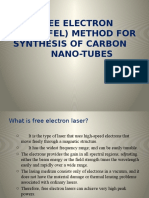 Free Electron Laser (Fel) Method For Synthesis of Carbon Nano-Tubes