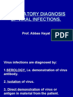 Laboratory Diagnosis of Viral Infections.: Prof. Abbas Hayat