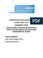 Nuclear Tech Applications in Health, Agriculture & Environment