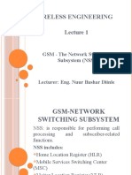 GSM NSS Lecture Overview