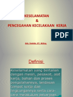 Pertemuan Ke 5. Keselamatan Dan Pencegahan Kecelakaan Kerja