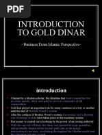 Introduction to Gold Dinar