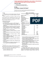 D215 Standard Practice For The Chemical Analysis of White Linseed Oil Paints