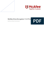 McAfee Drive Encryption 7.2.5 Product Guide PDF