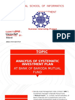 Analysis of Systematic Investment Plan