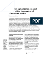 Clinical Education: Humour: A Phenornenological Study Within The Context of