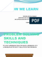 How We Learn: Teii Me and I'Ll Forget, Show Me and I May Remember, But Involve Me and I'Ll Understand