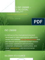 What Is Iso 26000 - : Guidance On Social Responsibility?