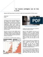 El Aumento de Los Nuevos Contagios Cae en Tres Semanas + Actividades PDF