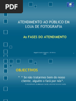 ATENDIMENTO AO PÚBLICO EM LOJA DE FOTOGRAFIA