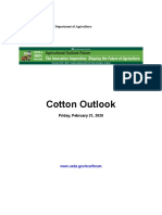 Cotton Outlook: United States Department of Agriculture